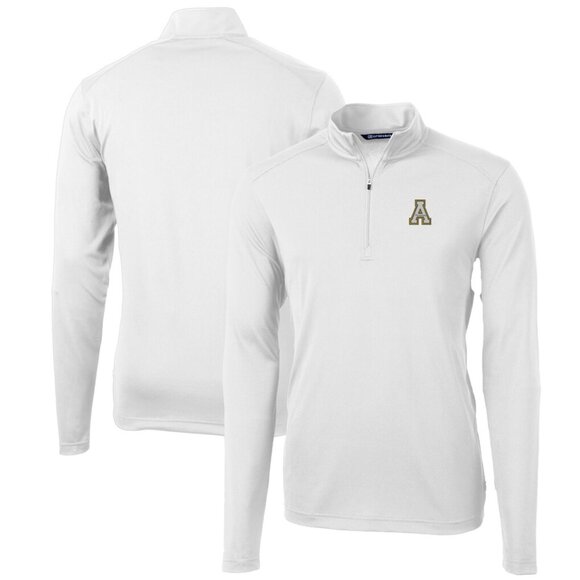 NWT - 2 Appalachian APP State Mens L/S Quarter Zip Pullovers XL XXL Cutter Buck - Picture 2 of 10